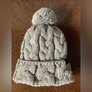 The North Face Cable Minna Pom Beanie Gray